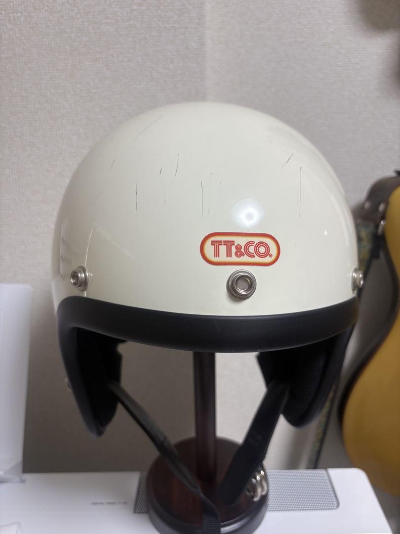 TT&CO ヘルメット　tt05　スーパーマグナム　アイボリー　フリーサイズ TT&CO. スーパーマグナム スタンダード