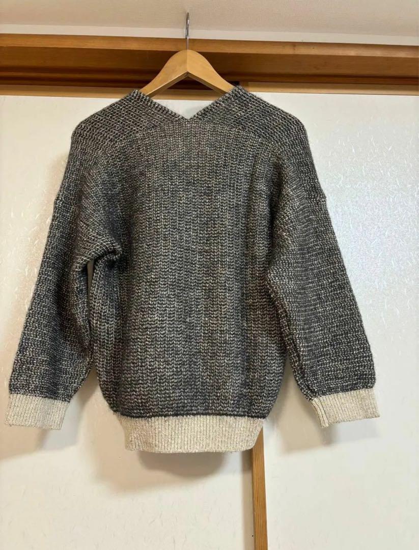 ビアズリー モヘヤ混Vネックニット 定価24,000