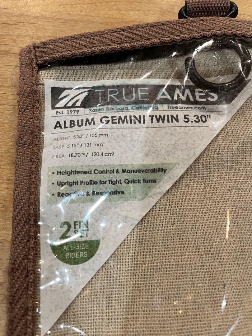 アルバムツインフィンTRUE AMES Gemini Twin 3.30