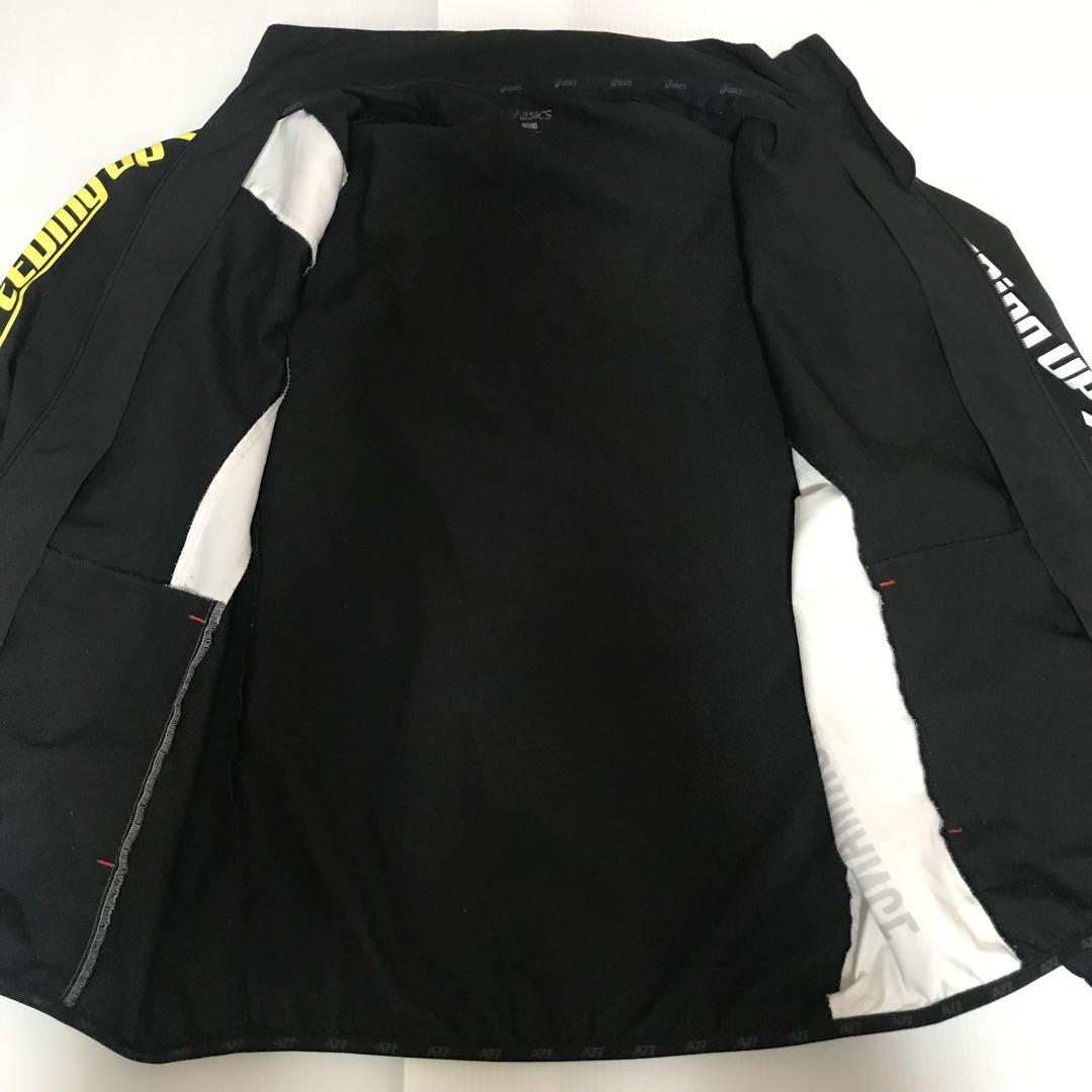メーカー直売所 アシックス asics 長袖 ジャケット L ジャージ ジャンパー ジップ 黒 ウォーキング・ランニングウェア