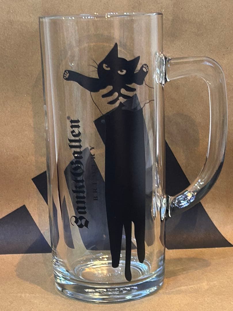 サンクトガーレン 猫ジョッキ クロネコ