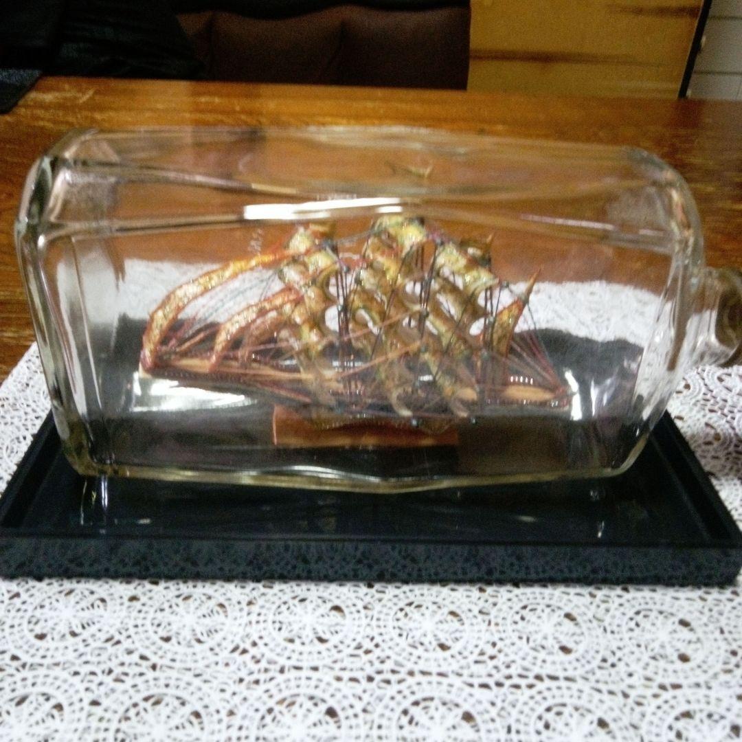 ボトルシップ 帆船ウイスキー瓶