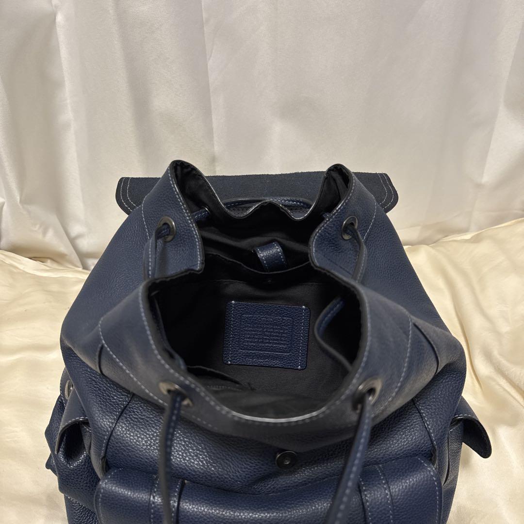 【美品、セール】 COACH コーチ リュック バッグパック ネイビー