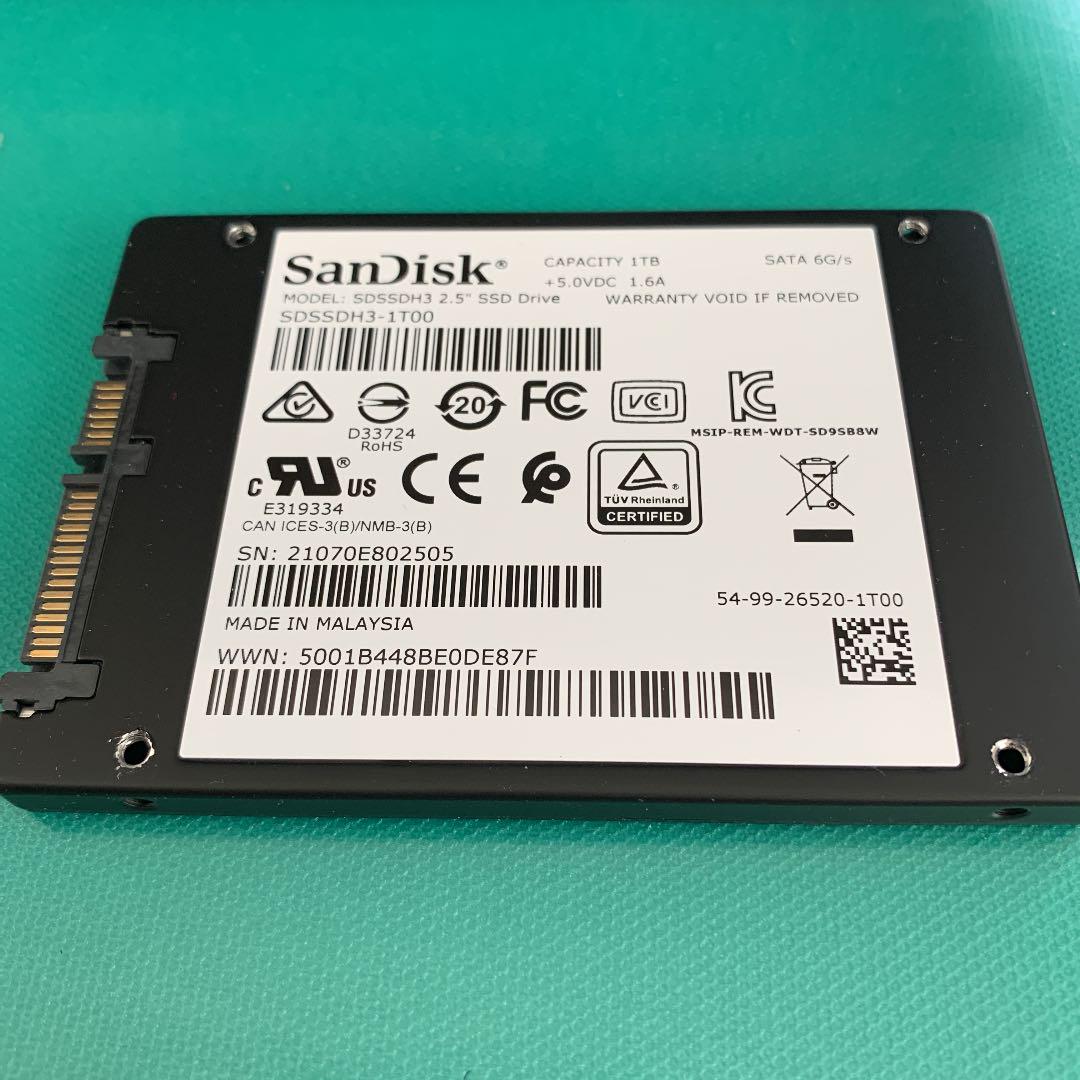 再入荷国産 SanDisk SSD Ultra 3D 1TB sdRk2-m53502863289 最新作