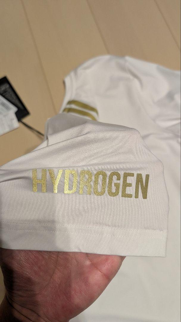 （新品未使用）HYDROGEN ホワイト Tシャツ 稲妻デザイン Lサイズ