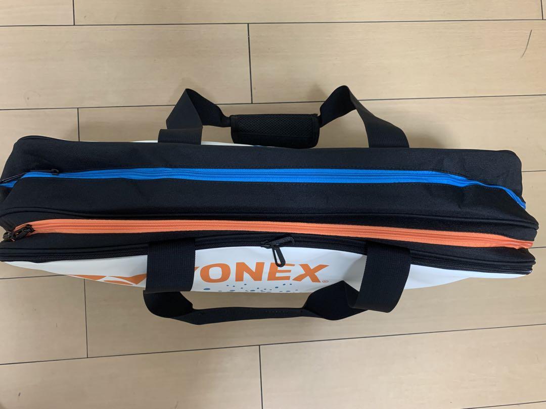 YONEX スポーツバッグ ホワイト/オレンジ