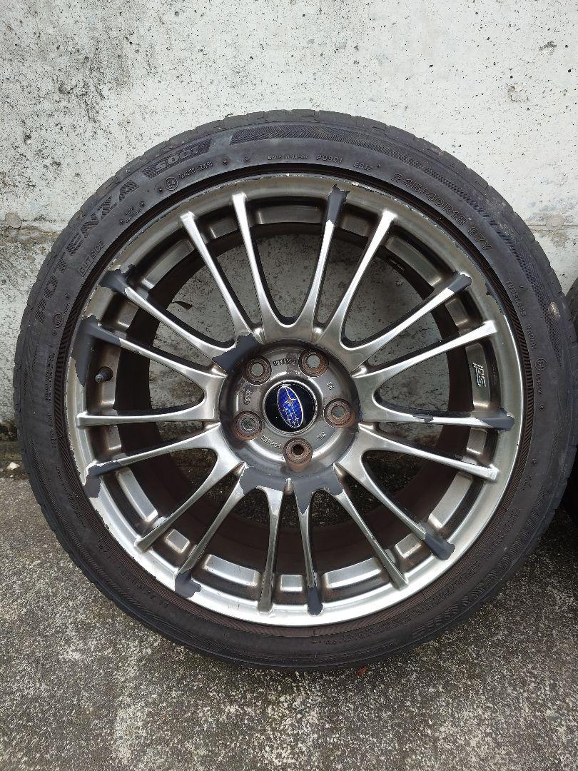 スバルインプレッサWRX STI 18インチ アルミホイールセット 4本