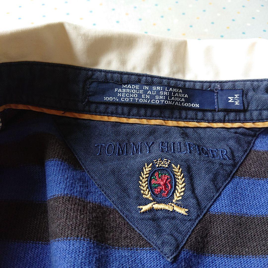 TOMMY HILFIGER ストライプポロシャツ M