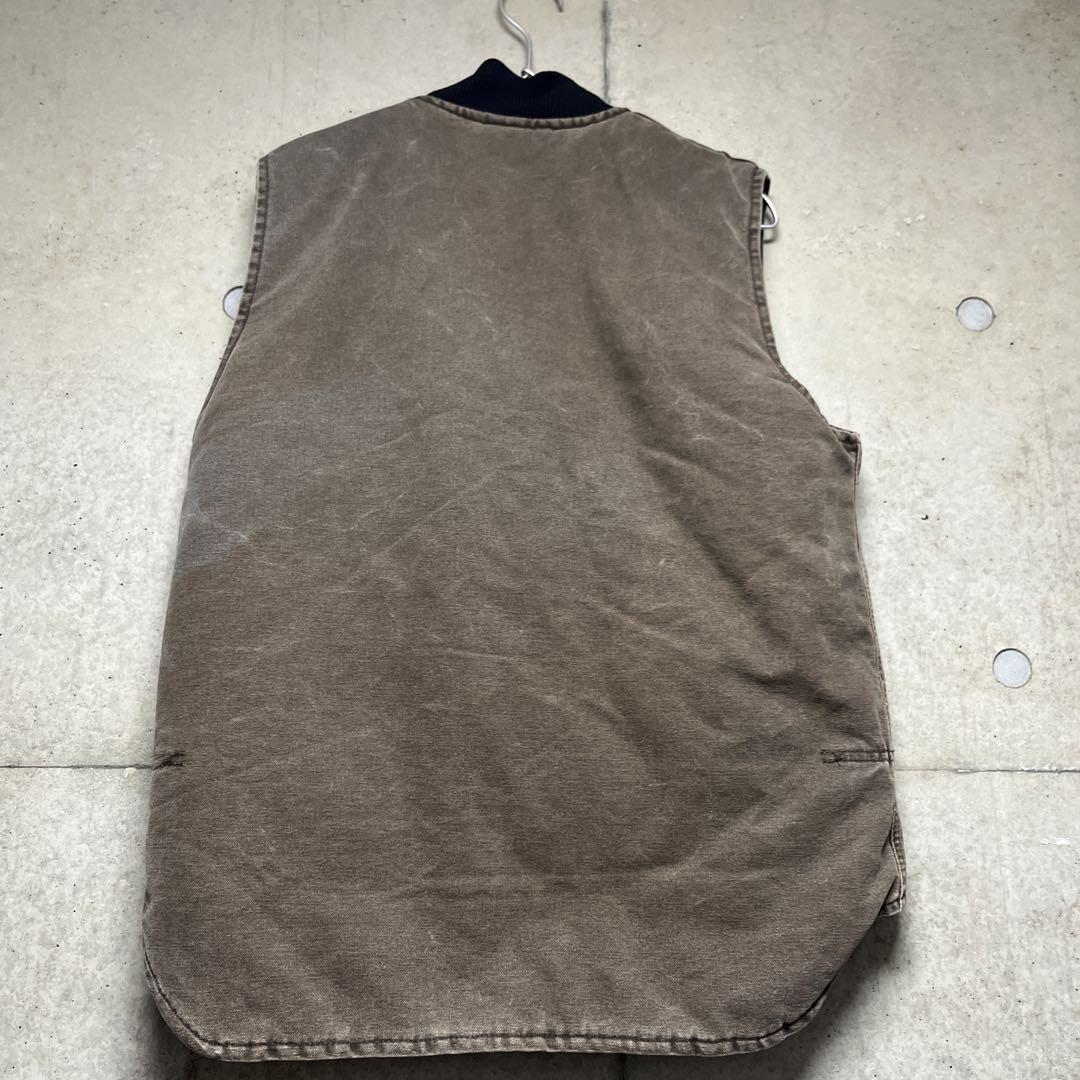 Carhartt ブラウン ジップアップ ベスト