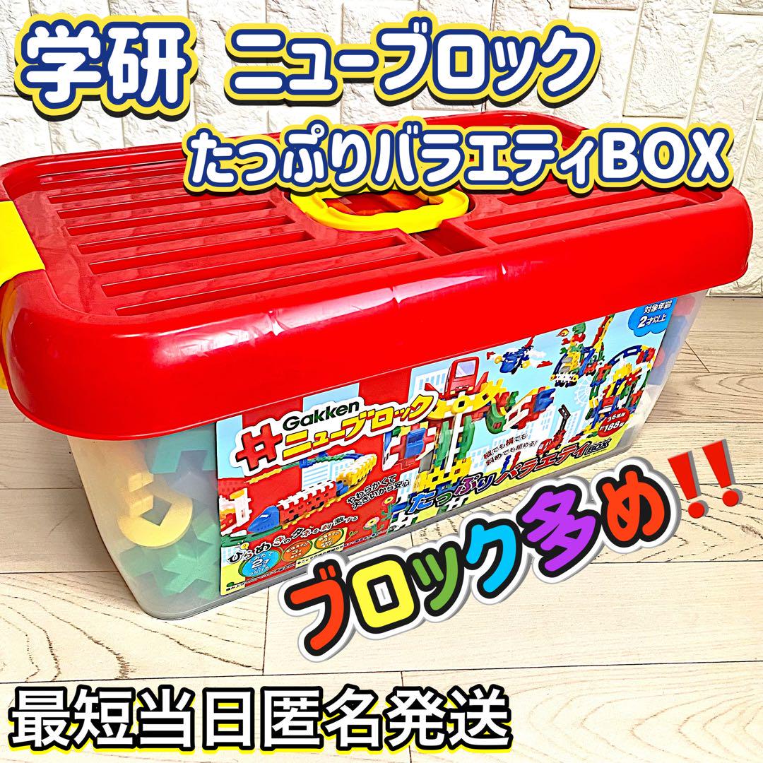 学研 ニューブロック たっぷりバラエティBOX 【ブロック多めに入ってます！】