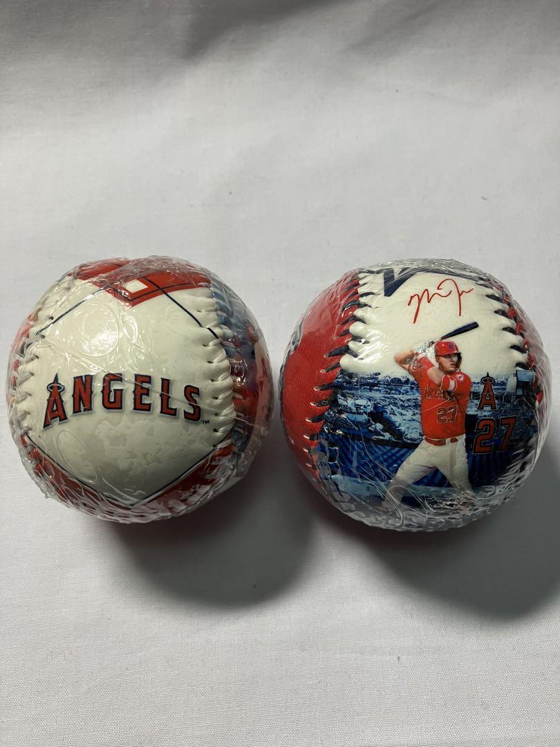 大谷 トラウト エンゼルス ボール２個セット