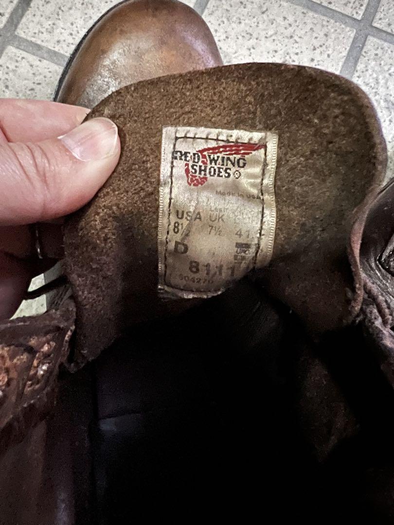 クラウンメンバーredwingレッドウィング8111 8.5ワイズD 26.5