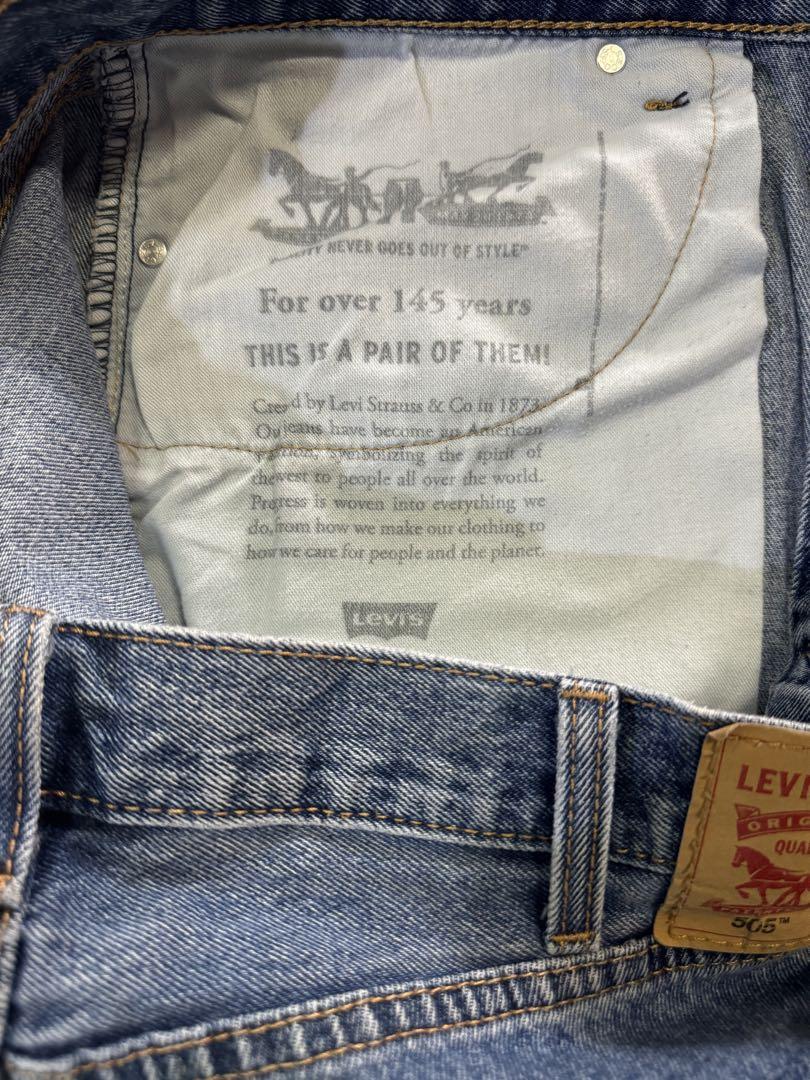 USA古着デニムパンツ Levi's505 バギー ワイド ルーズ Y2K