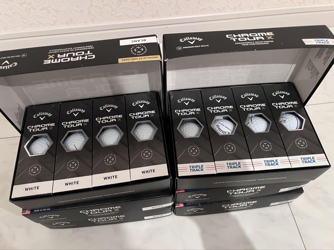 Callaway Chrome Tour X ホワイトボール 6個セット