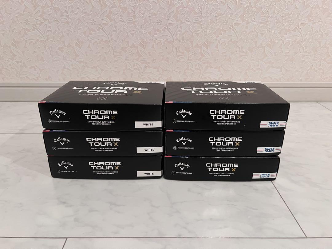 Callaway Chrome Tour X ホワイトボール 6個セット