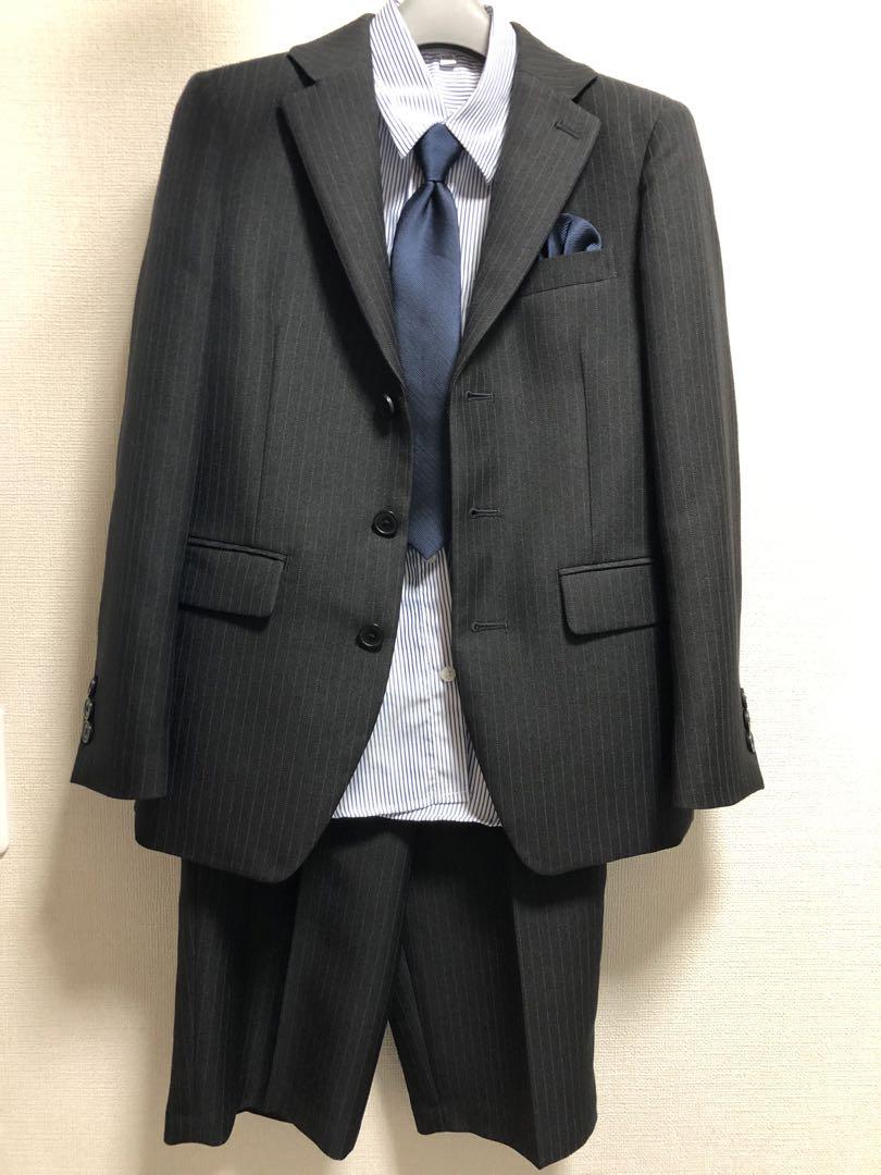 男児　七五三　入学式　卒園式　フォーマルスーツ　セレモニー130cm