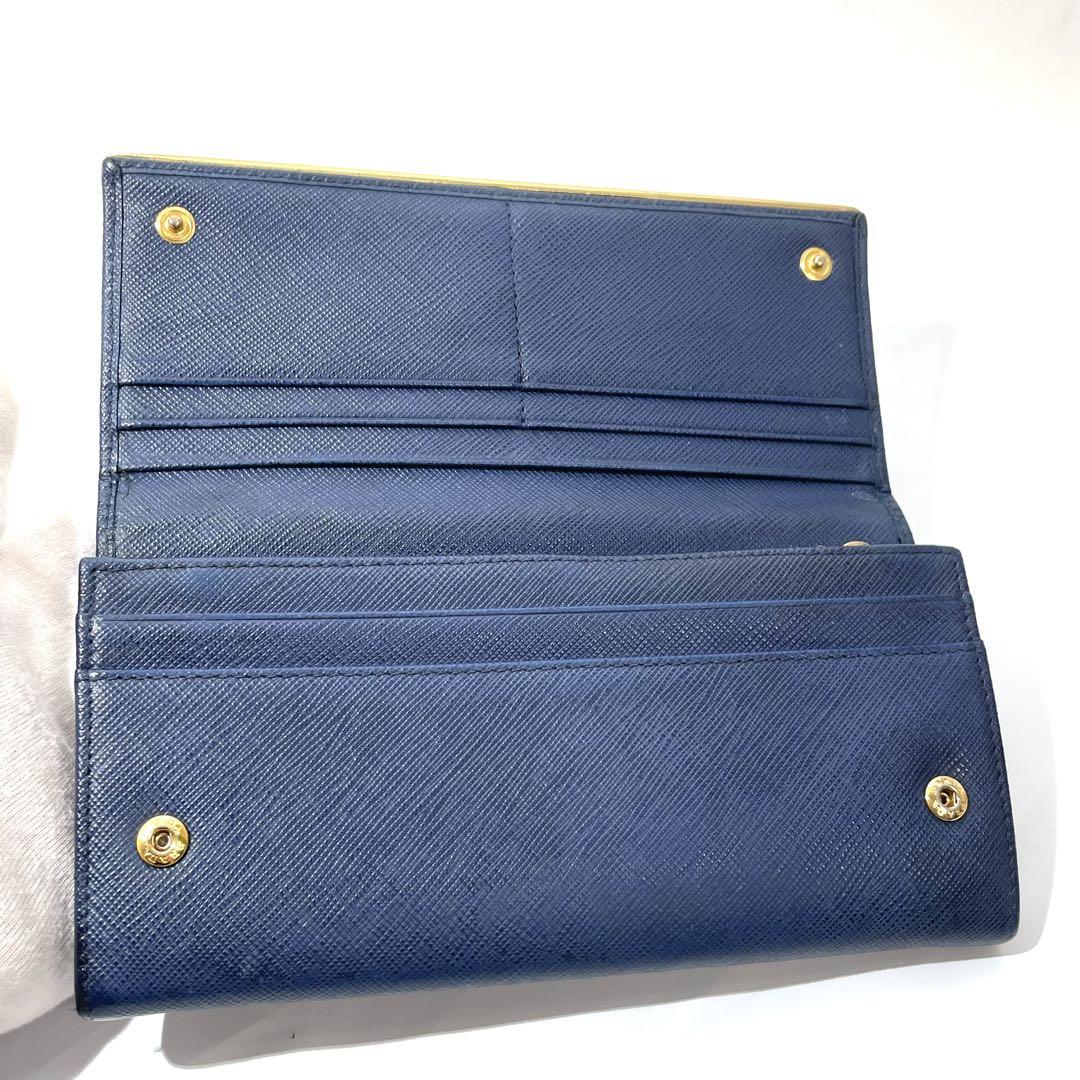 PRADA プラダ サフィアーノ レザー 長財布 2つ折り財布