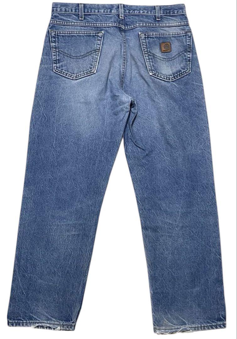 【Carhartt】デニム ジーンズ 古着 カーハート アメリカ製 USA製