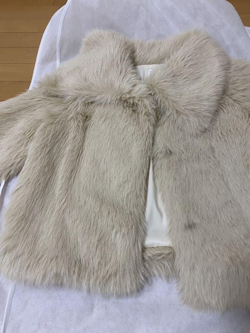THINK FUR Fox Like Fur Short Jacket