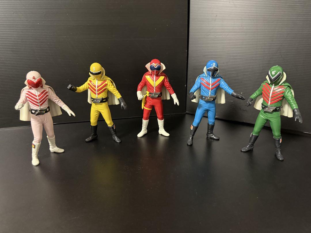 ソフビ魂　ゴレンジャー　5体セット　フィギュア