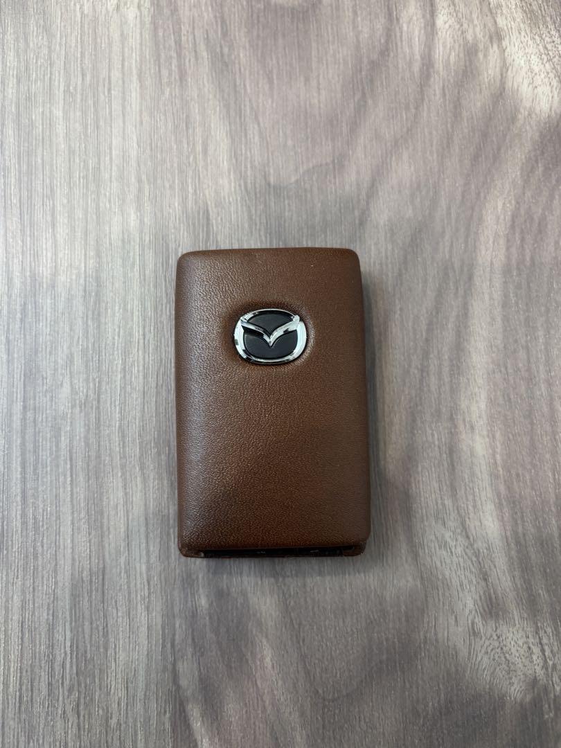 Mazda ブラウンレザー キーケース