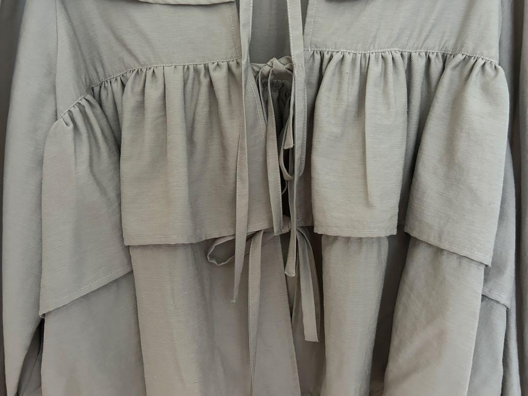 Tiered gown/White | papier.official
