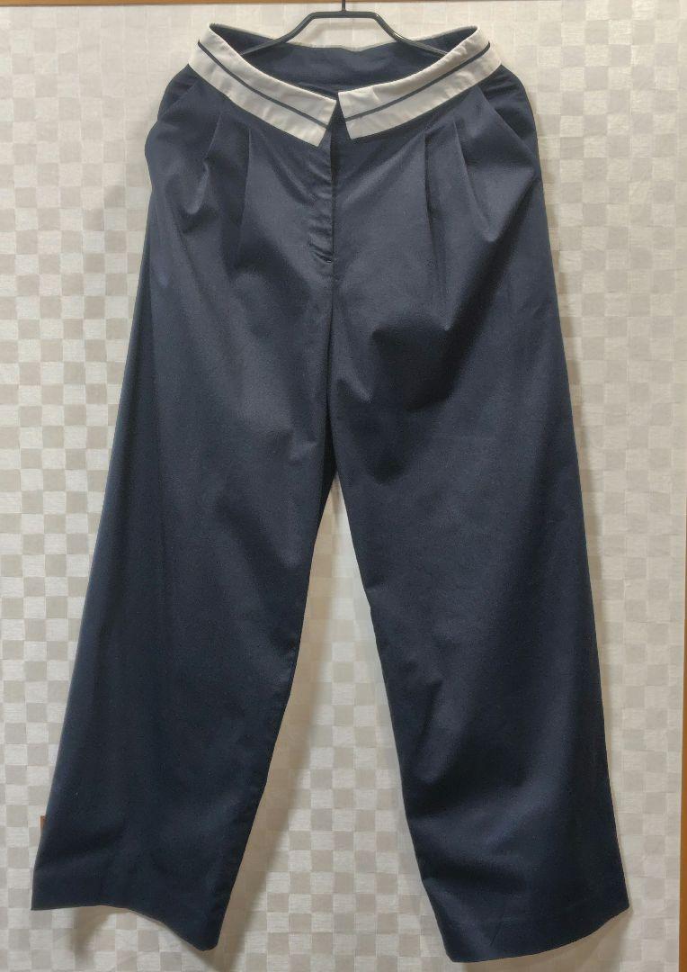 ♥【美品】CASA FLINE タックハイウエストワイドパンツサイズ1 M