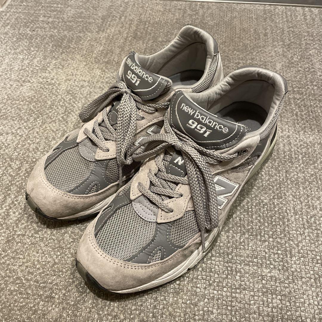 靴 New Balance M991 GL GREY m991gl-fba