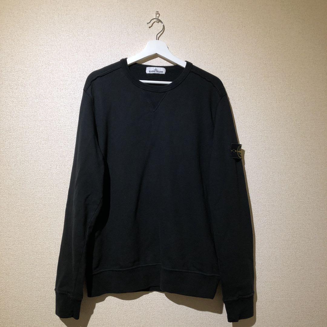 通販超特価 STONE ISLAND ストーンアイランド スウェット トレーナー ブラック QTJ4P-m53535649745 在庫あ