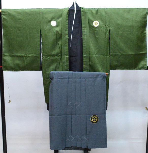 格安定番人気 羽織袴 フルセット ジュニア用 男児 緑 Kukka BOY NO31641 grQNJ-m53538152219 セール新品