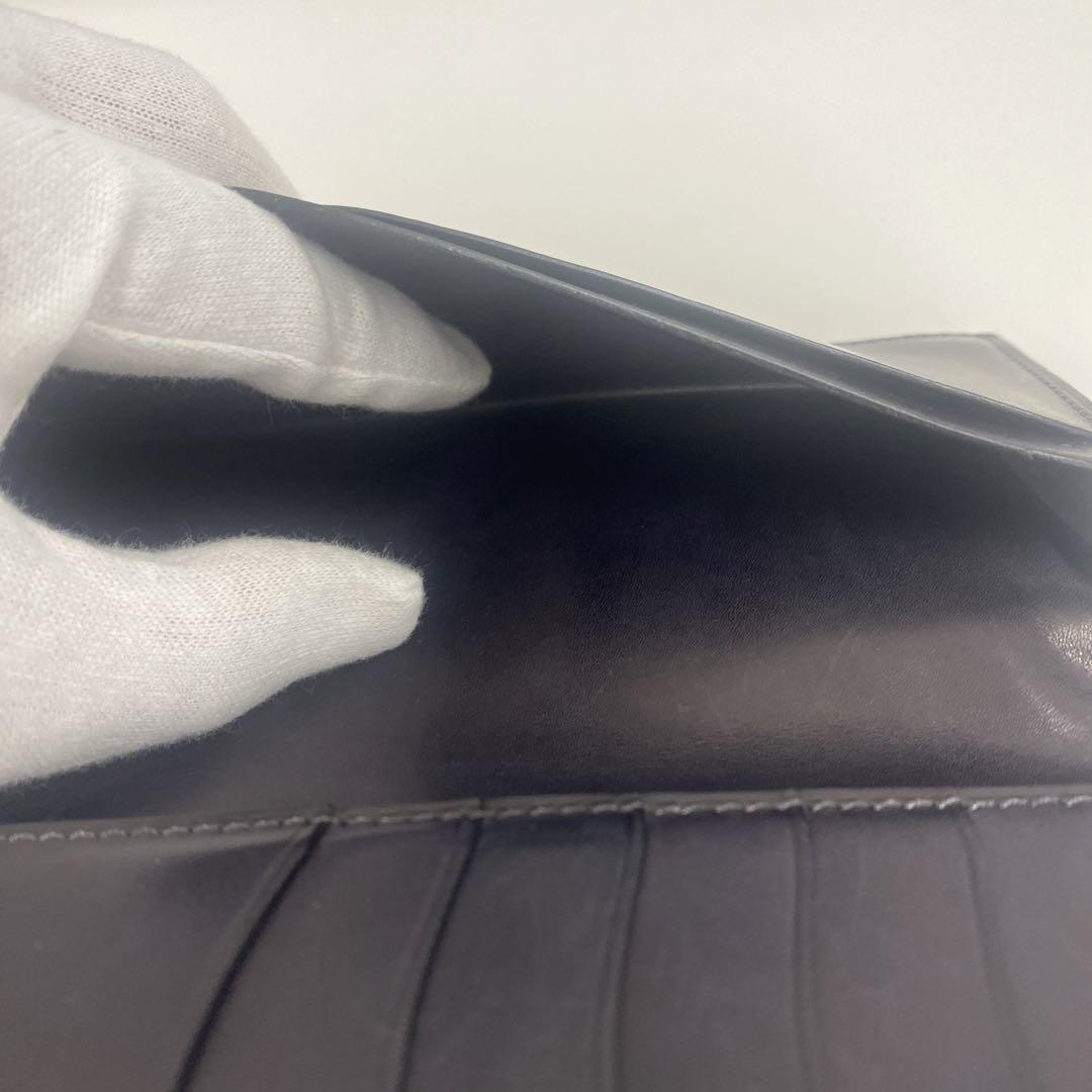 美品激レア　ベルルッティ　お札入れ　長財布 カリグラフィ　ホールマーク　パープル