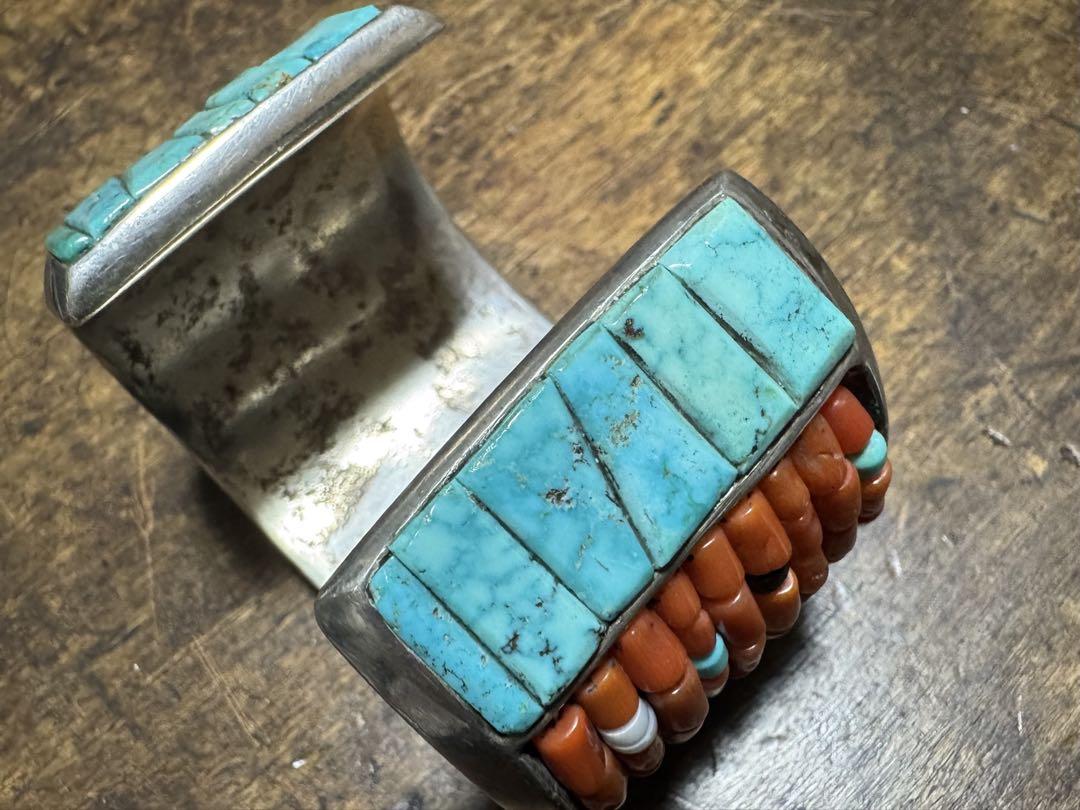 John Hornbeck ヒシビーズ ターコイズ tufa cast アクセサリー