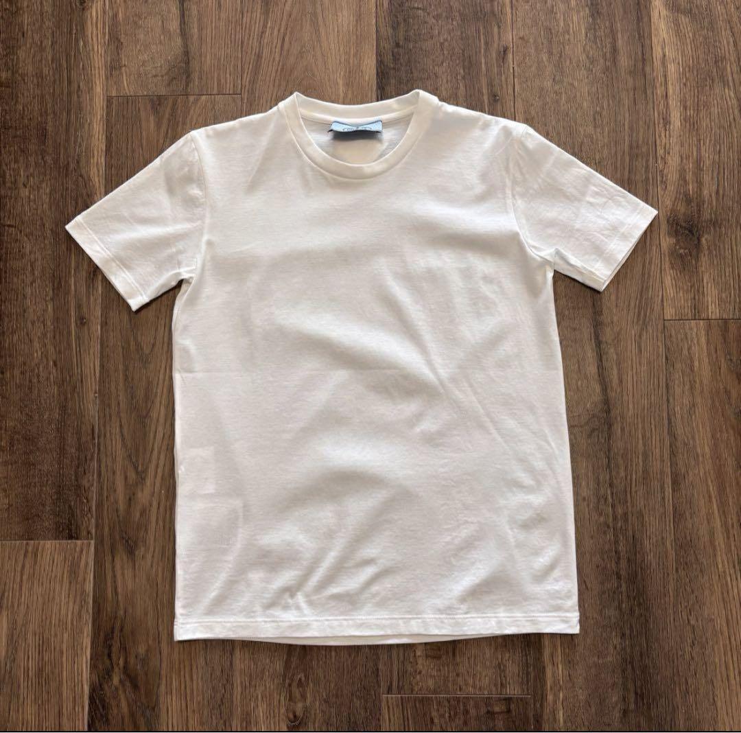 【PRADA】 プラダ コットン ロゴTシャツ PRADA - 美品 プラダ PRADA Tシャツ 2021年 カットソー