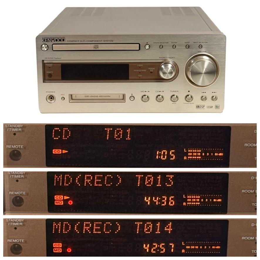 優良動作品 ケンウッド CD/MDレシーバー R-K700 スピーカーセット 優良動作品 ケンウッド CD/MDレシーバー R-K700 スピーカー