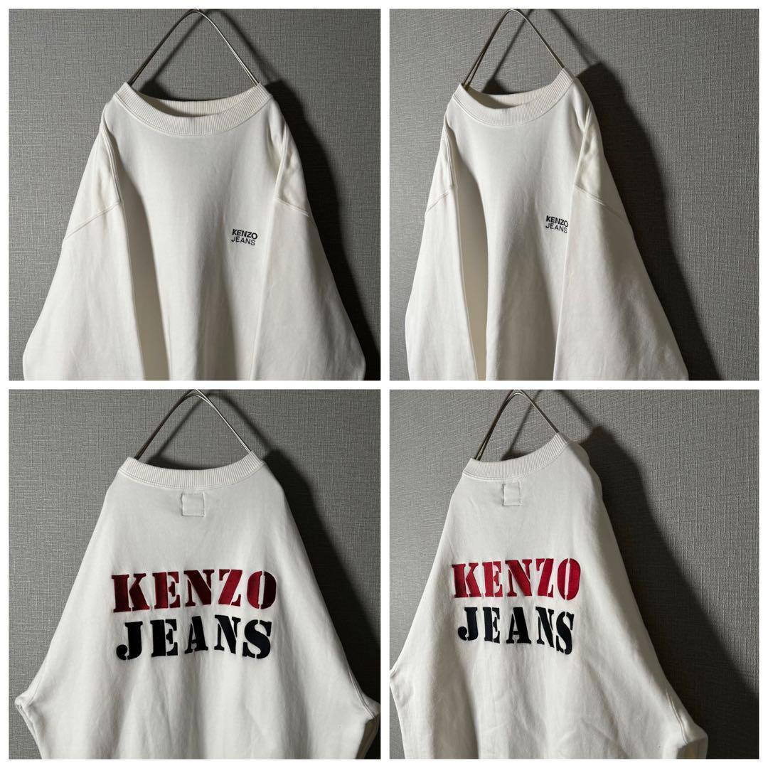 KENZO ケンゾー ビッグロゴスウェット バック刺繍 ワンポイント