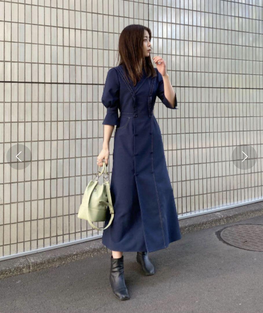 ホットセール - アートトラベルシューズ Ameri TAILOR SUSPENDER DRESS ワンピース