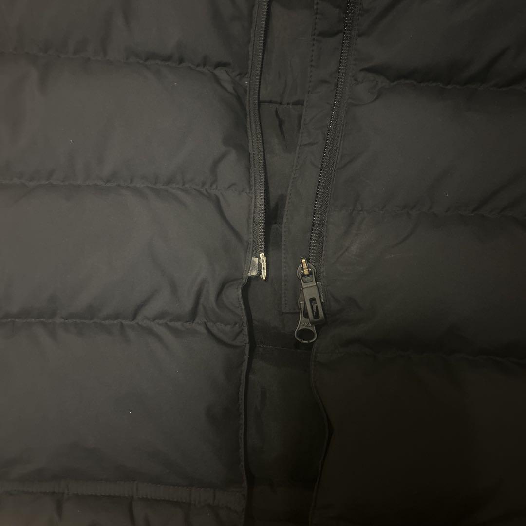 adidas ブラック ダウン ベンチコート