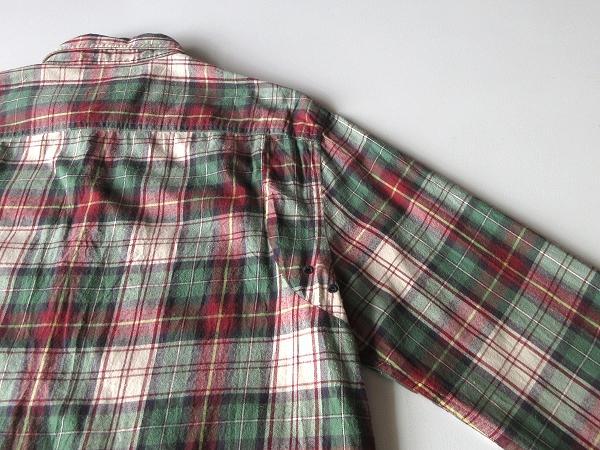 Brooks Brothers チンスト付 コットン チェックシャツ M