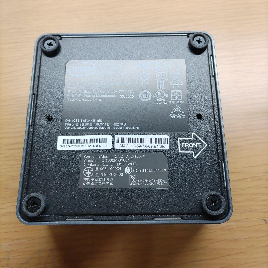 3年保証 即日出荷 NUC6CAY メモリ8GB | academiadevendasmb.com.br