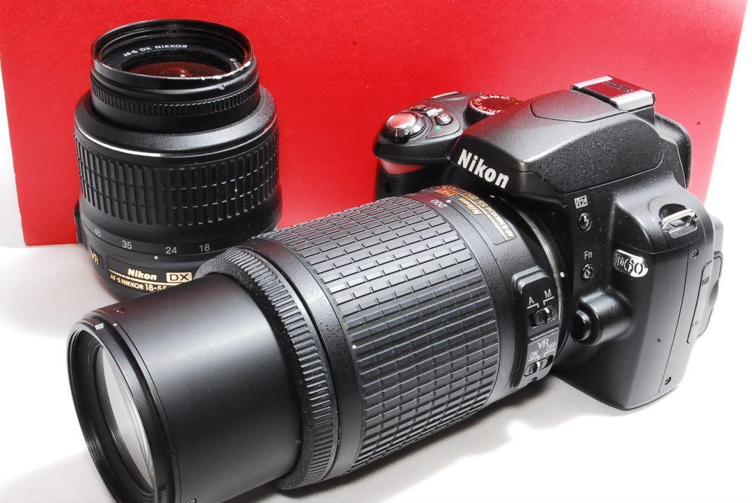 ♥︎◇NIKON D60 ◇迷ったらこのカメラ♪ ◇スマホ転送♪ ◇豪華