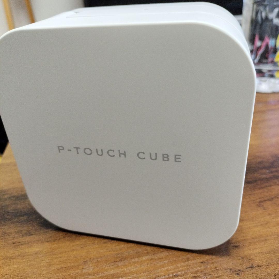 ラベルプリンター P-TOUCH CUBE テープカセット付