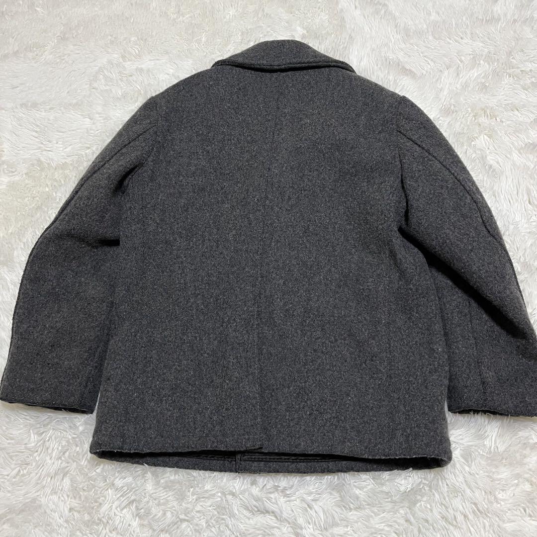 SCHOTT ショット Pコート 740N キルティング ウール グレー