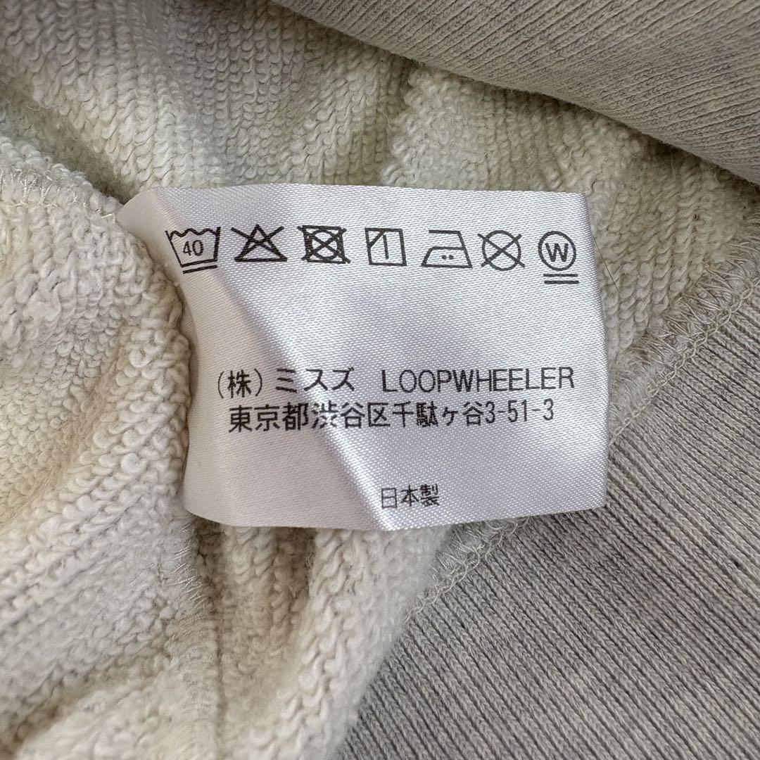 【美品】LOOPWHEELER×BEAMS ＋ 別注 スウェット XLサイズ