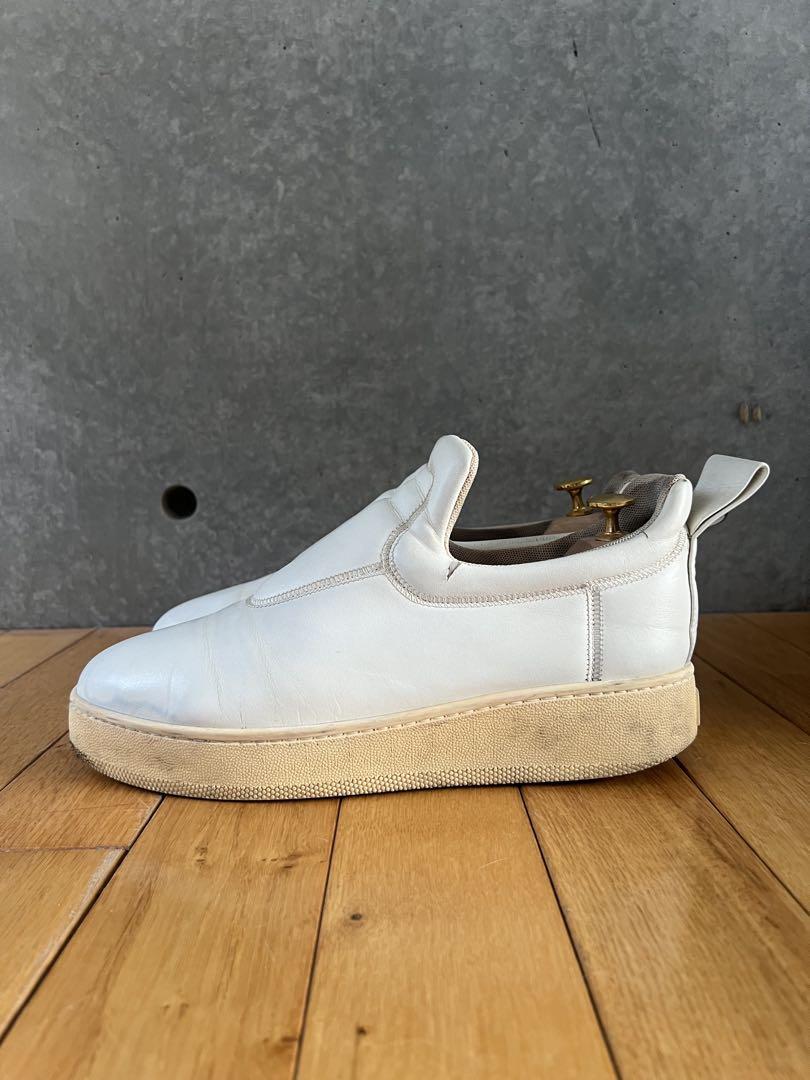 極美品 CELNE セリーヌ プルオンスニーカー 42 ホワイト