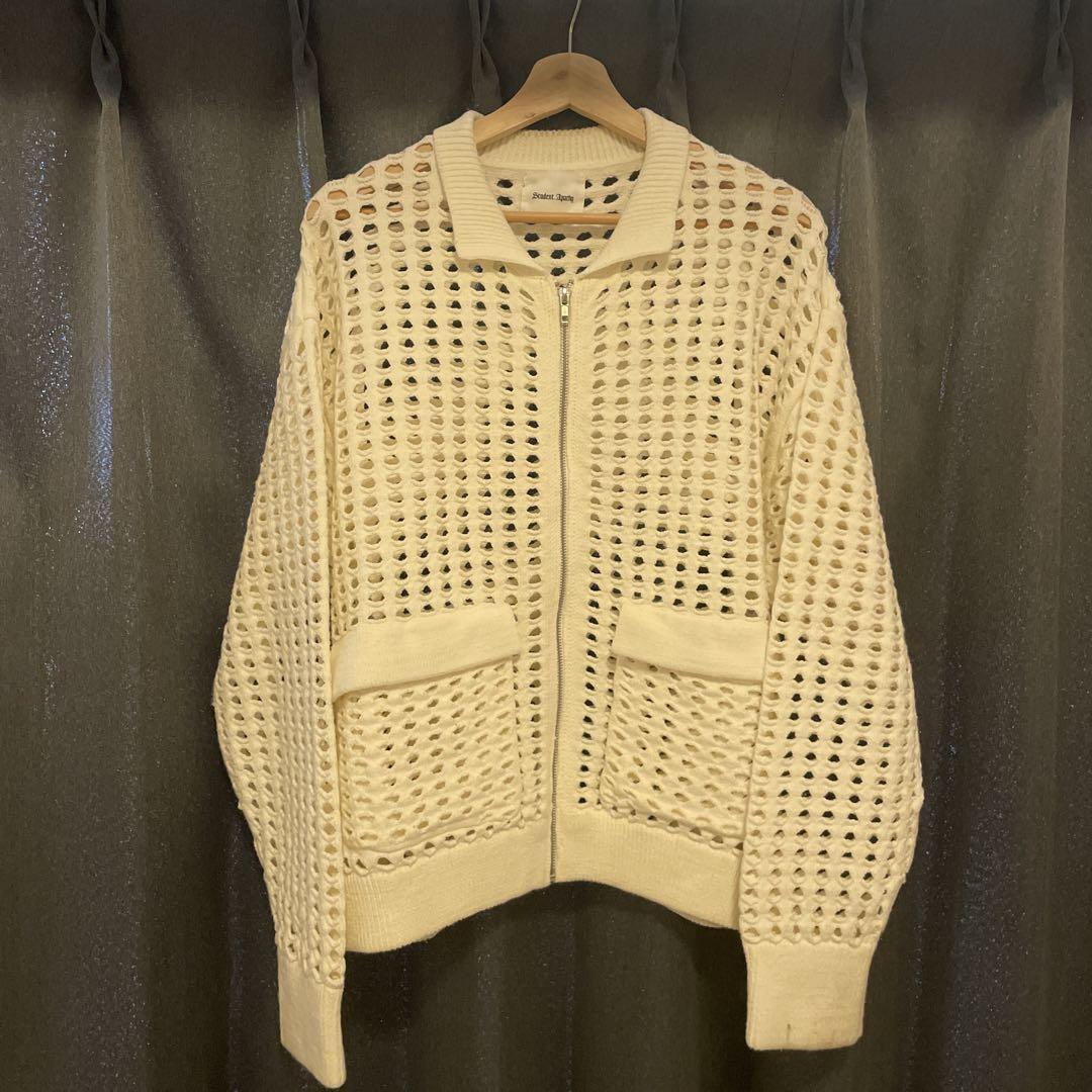 student apathy sheer knit - トップス student apathy sheer knit - トップス