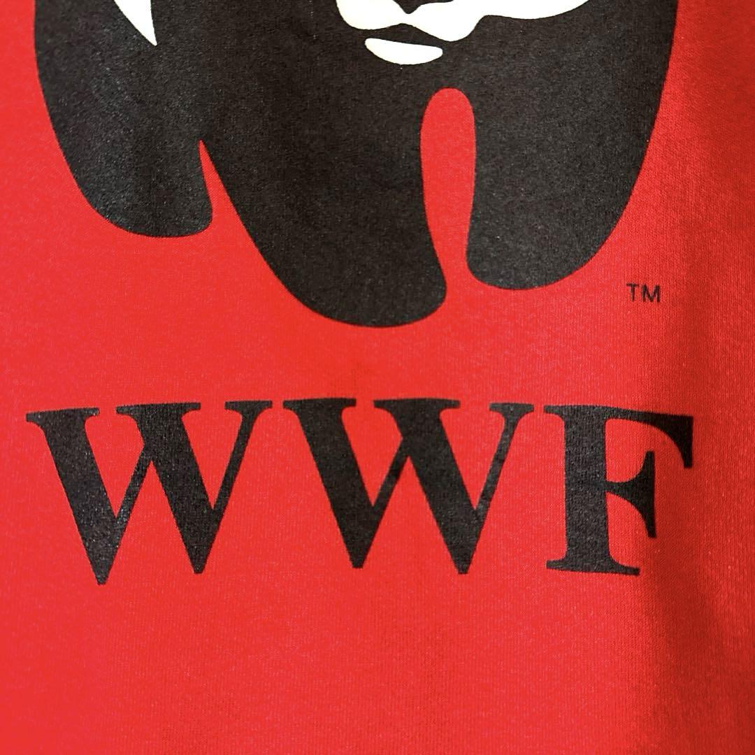 WWF 両面プリントスウェット パンダ 90sビンテージ XLサイズ