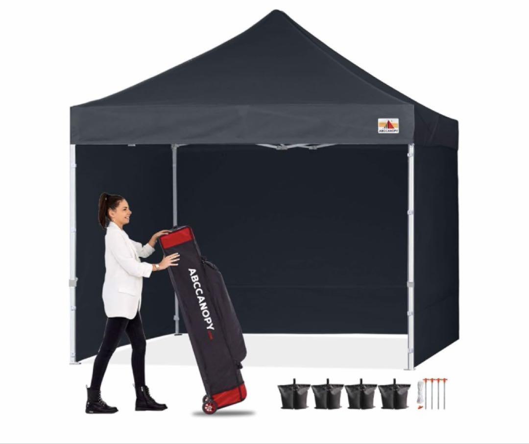 新品未使用　シート4枚付き　ABCCANOPY ワンタッチタープテント 2.5m