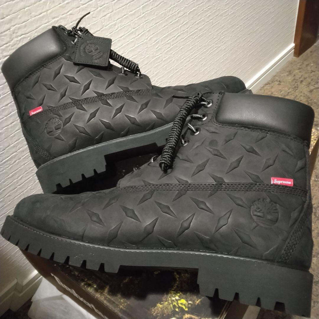 稀少☆Supreme×Timberland Diamond Plate 6インチ