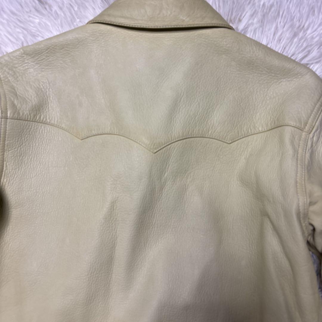 フラットヘッド ディアスキン レザーシャツ ジャケット