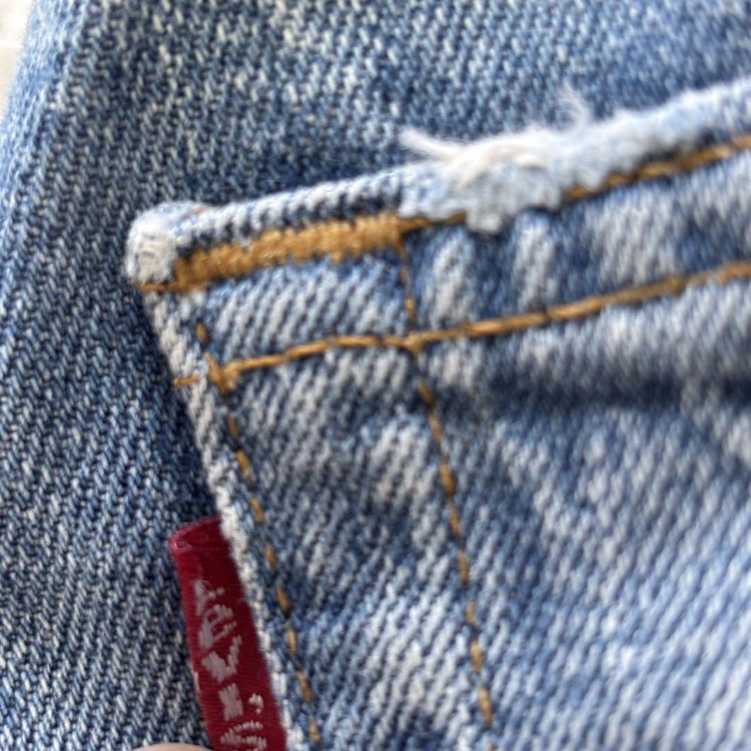 ✨米国製✨ リーバイスLevi's501 ボタンアップ青　ブルー アメリカ製M
